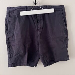 Taylor Stitch The Foundation Shorts Navy Blue Men’s 34